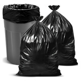 100 Pcs 65 Gallon Extra Large Trash Bags 47.2 X 55 Inch Garb