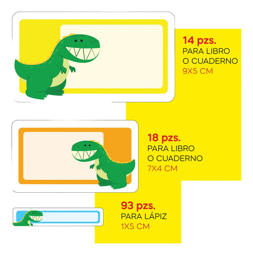 125 Etiquetas Escolares Para Llenar A Mano Cuadernos Lápices