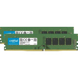 Memoria Crucial 8gb 4gbx2 Ddr4 2666mhz Pc4-21300 Cl19 X8 Udi