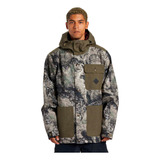 Campera Dc Snow Hombre Servo Verde Camo Blw