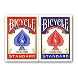 Baraja Bicycle Standard (rojo/azul). Cartas Póker O Magia.