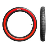 Par Llanta 20 X 2.30 Gorila Pro Bmx Negra / Roja 2pz