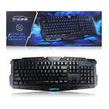 Teclado Gamer Usb Iluminado Led Tricolor M200