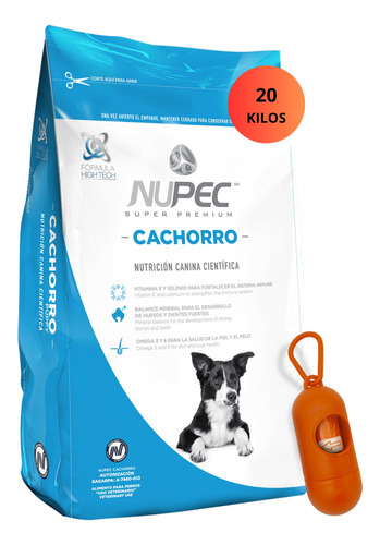 Croquetas Nupec Cachorro 20 Kg + Regalo Para Tu Perro