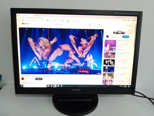 Monitor De Lcd Mitsubishi 20 Polegadas Vga E Dvi Defeito Ler