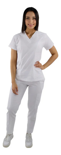 Uniforme Clínico De Enfermería Stretch De Alforzas Nf | Envío gratis