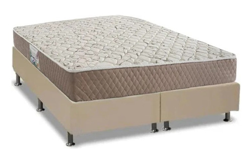 Cama Box E Colchão Herval Durabilli Espuma D45 Queen 158x198