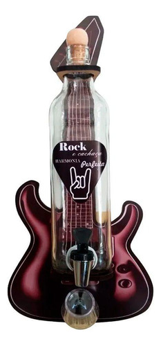 Pingometro Guitarra The Rock Decoração De Churrasqueira Bbq