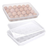 Organizador De Huevos, Caja Para 24 Unidades Huevera Color T