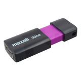 Pen Drive Maxell 32gb Retractil Usb Blister Original Win Mac Color Gris Flix