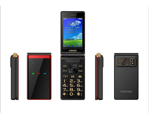 Yeemi M2+ Flip Teléfono Móvil 3g Dual Sim Mp3 1800mah