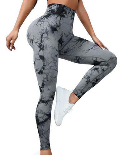 Leggins Push Up Tie Dye Levanta Cola Lycra Deportiva Gym