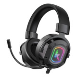 Audífonos Gamer Krios K5 Diadema Gaming Headset Gamer Con Microfono Led Rgb Para Xbox Ps4 Pc