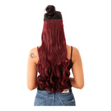 Extensão De Cabelo Tic Tac P/mega Hair Fibra Organica 150gr Cor Ondulado: Marsala 118