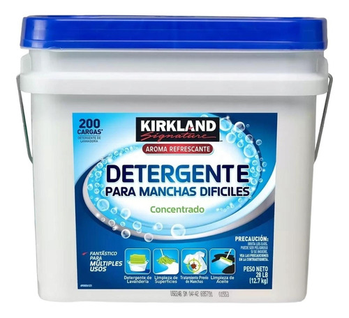 Detergente/jabón Polvo Multiusos Cubeta Con 12.7 Kg Kirkland