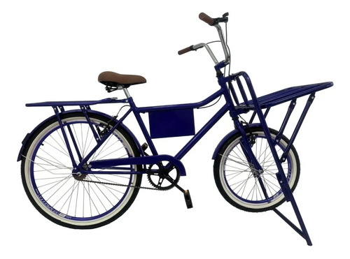 Bicicleta Cargueira De Carga Bagageira Food Bike 6 Marchas