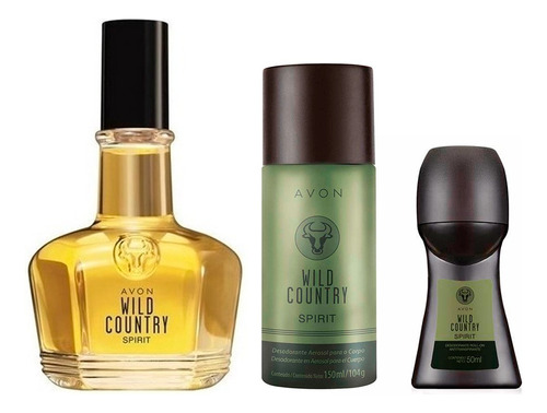 Oferta! Avon Wild Country Spirit Pack X 3 Productos.