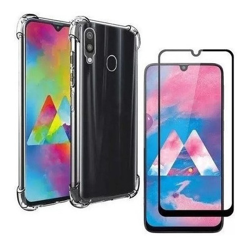 Kit Pelicula + Capa Case P/ Samsung Galaxy A20 / A30 / A50