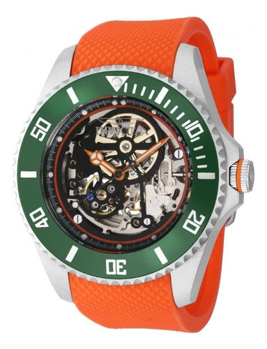 Relogio Masculino Invicta Pro Diver Automatico Silicone Lar