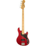 Bajo Squier Deluxe Dimension Bass Iv Crm Red Mn 030-1402-538 Acabado Del Cuerpo Gloss Polyurethane Cantidad De Cuerdas 4 Color Crimson Red Orientación De La Mano Diestro