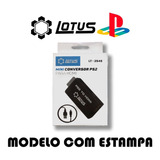 Adaptador Conversor De Vídeo Ps2 Playstation 2 P/ Hdmi Lotus