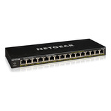 Conmutador Poe Gigabit De 16 Puertos 16 Puertos Poe 115 W