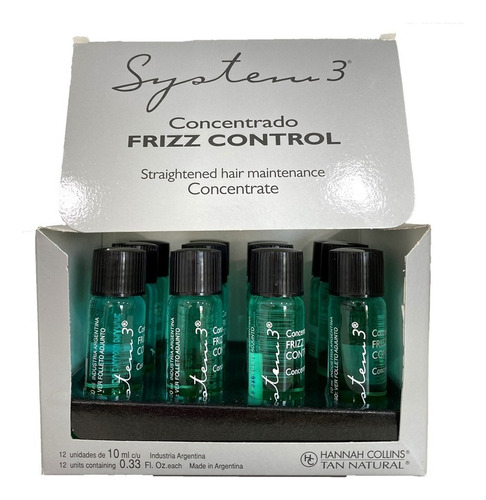 System-3 Caja De Ampollas 12x10ml Frizz Control