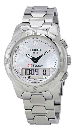 Reloj Tissot Para Mujer T-touch Ii T0472204411600, Tablero