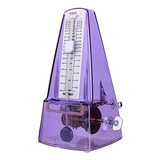 Metrónomo Mecánico De Precisión Para Percusionista, Morado T