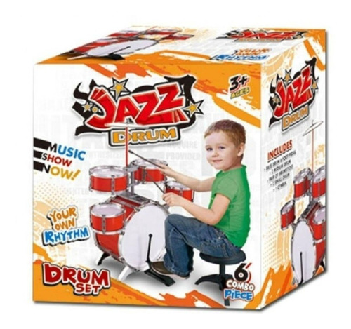 Juguete Bateria Musical Infantil 6 Piezas