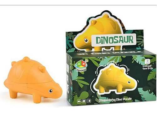 Cubo Magico Forma Dinos Niño Regalo Fidget Toys Rex Bronto