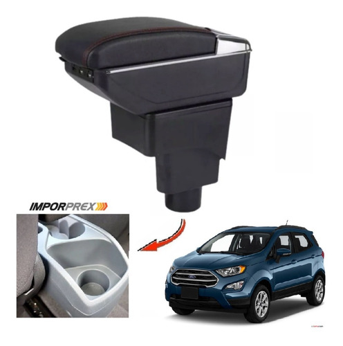 Consola Apoyabrazo- Ford Ecosport Con Usb