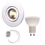 Pack X10u Spot Led Embutir Dicroica Gu10 4. 5w Candil