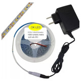 6m + 4m + 4m Kit Completo Fita Led 120leds 10w 12v Ip20