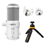 Deity Vo-7u Kit De Trípode Micrófono De Podcast Dinámico Usb