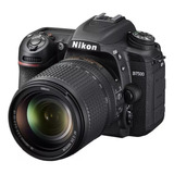 Cámara Nikon Kit D7500 + Lente 18-140mm Ed Vr Negro