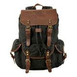 Perfect Mochila De Lona Retro Pull Rope Para Hombre