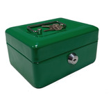 Cofre Portavalores Caja De Dinero Monedero Alajero *n°0* Color Verde