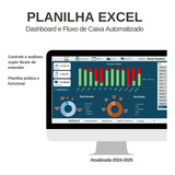 Planilha Excel Fluxo Caixa Empresarial E Pessoal
