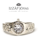 Anillo   Reloj Mini   Con Zircon Plata 925