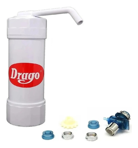 Filtro Purificador De Agua Drago Sobre Mesada Mp40 Aprobado