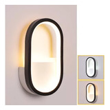 Lámpara De Pared Led De Moderna Oval 16w Para El Hogar 220v