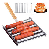 Rolo Hotdog Em Aço Inox Para 5 Salsichas