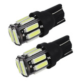 Par De Faros Led Pellizco T10 Luz Fija Y Estrobo. 