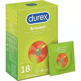 Paquete 18 Condones Durex Ribbed Cartera Texturizado Multio