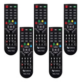 5x Controles Remoto Para Receptor Century Midiabox Shd7050 