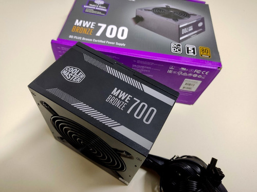 Fonte 700w Cooler Master Mwe 80 Plus Bronze Mpe-7001-acaab