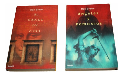 Lote Codigo Da Vinci / Angeles Y Demonios - Dan Brown