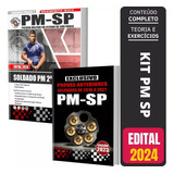 Kit Apostila Concurso Pm Sp + Caderno De Provas