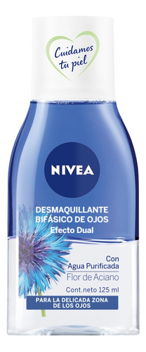 Desmaquillante Bifásico Nivea Efecto Dual Por Unidad - Volumen De La Unidad De 125ml